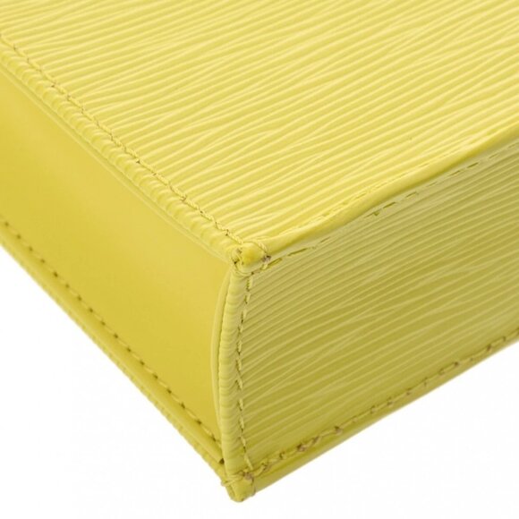 LOUIS VUITTON Epi Petit Sac Plat 2WAY Jaune Sedra - Picture 6 of 12